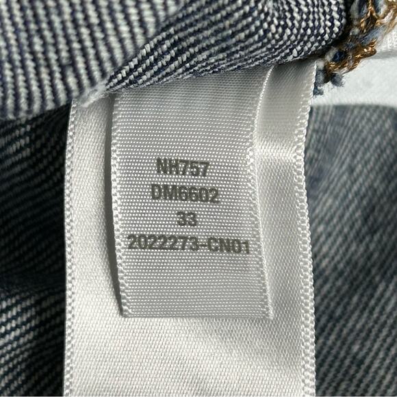 Madewell Baggy Straight Jeans Woodham Wash Pleated Edition Size 33 NWT - Picture 13 of 16